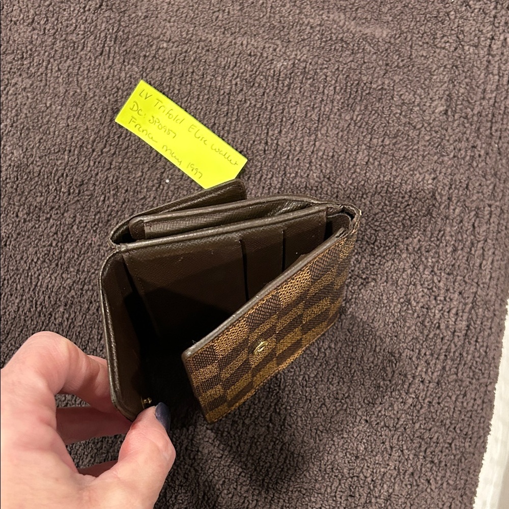 Louis Vuitton Elise Trifold Wallet Vintage 1997 - Picture 11 of 12